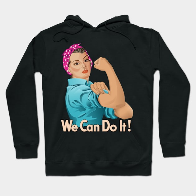 Rosie the Riveter Hoodie by sifis